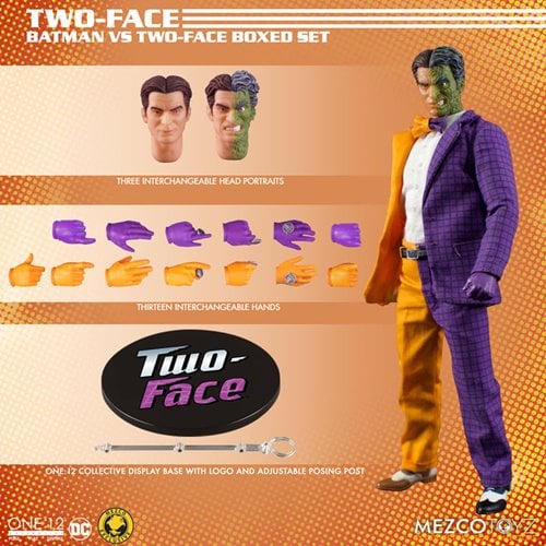 BATMAN VS TWO FACES GOLDEN AGE EDITION MEZCO ONE:12