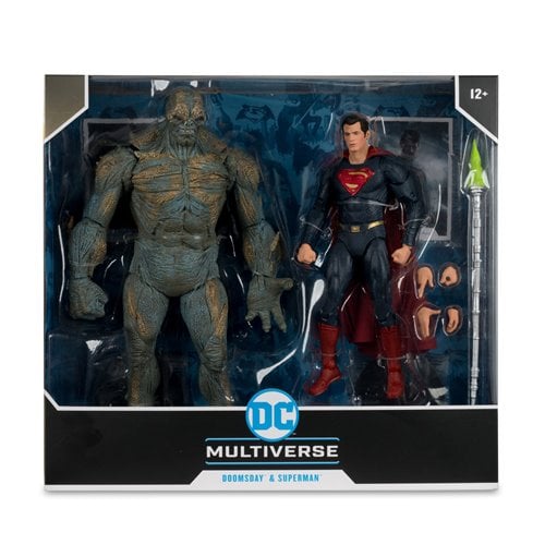 DOOMSDAY MEGAFIGURA Y SUPERMAN BvS DAWN OF JUSTICE DC MULTIVERSE MCFARLANE