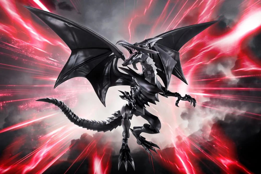 DRAGON NEGRO DE OJOS ROJOS RED EYES BLACK DRAGON YU GI OH S.H. MONSTER ARTS BANDAI