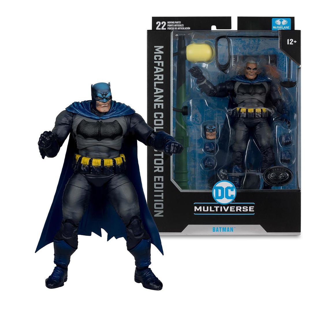 BATMAN TDKR COLLECTOR EDITION PLATINUM DC MULTIVERSE MCFARLANE