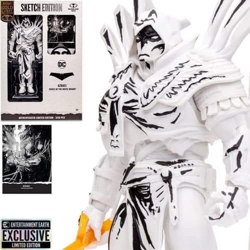 AZRAEL CURSE OF THE WHITE KNIGHT SKETCH GOLD LABEL
