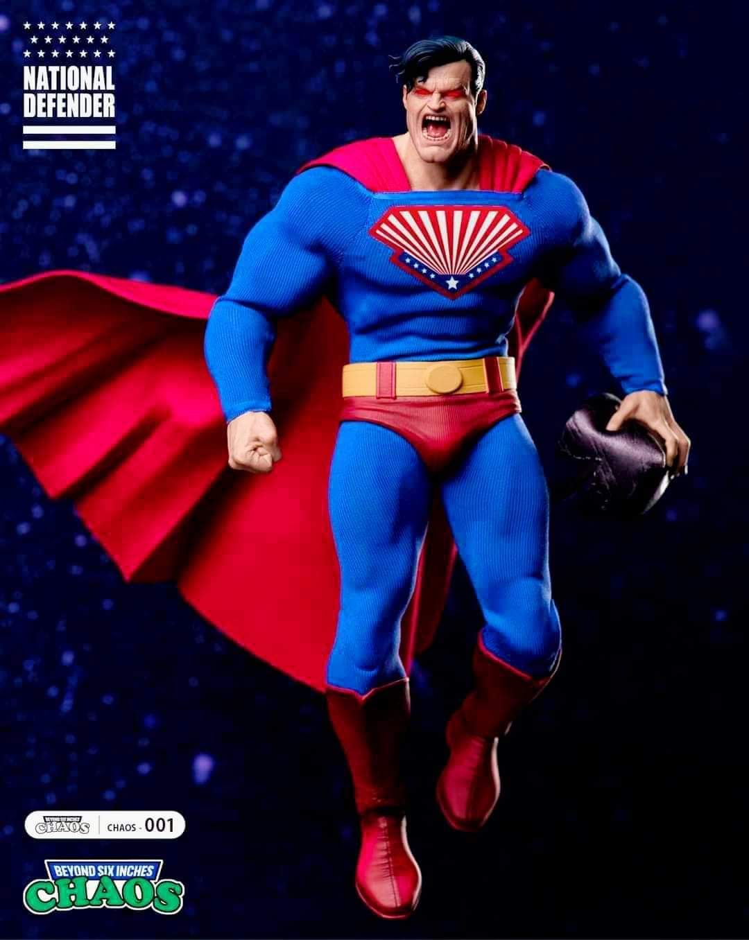 SUPERMAN NATIONAL DEFENDER CHAOS TOYS BY MUFF TOYS 1:12