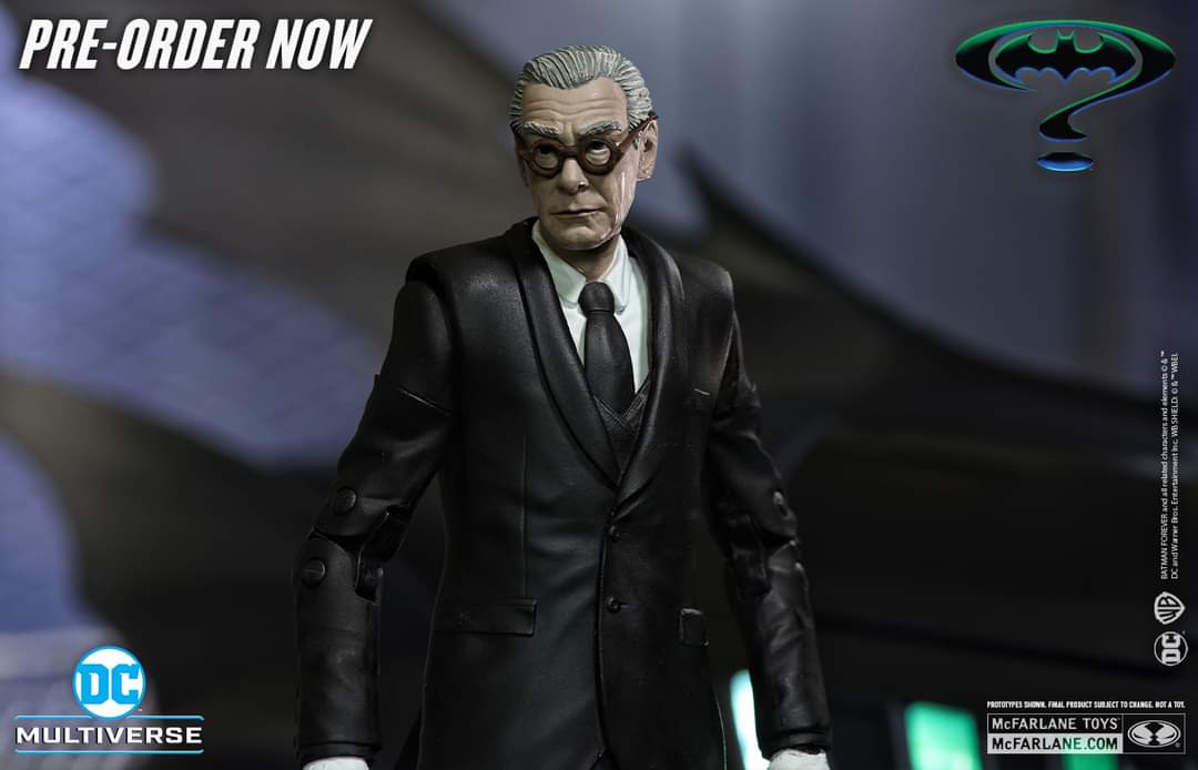 ALFRED PENNYWORTH Y BATIMOVIL BATMAN FOREVER MCFARLANE DC MULTIVERSE