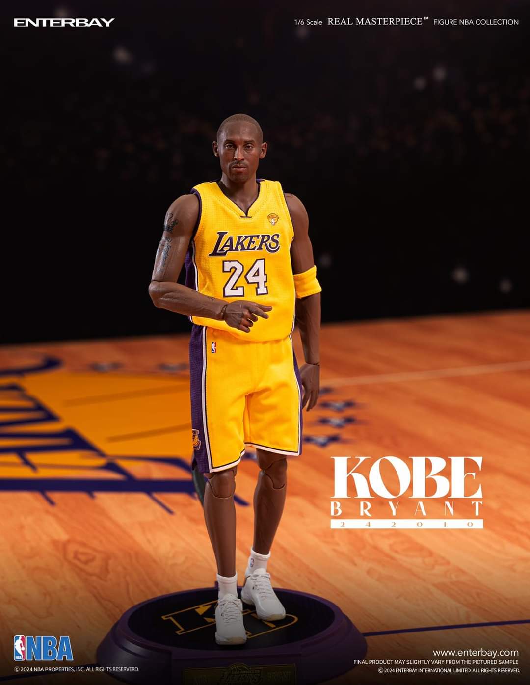 KOBE BRYANT LIMITED EDITION REAL MASTERPIECE  ENTERBAY 1:6