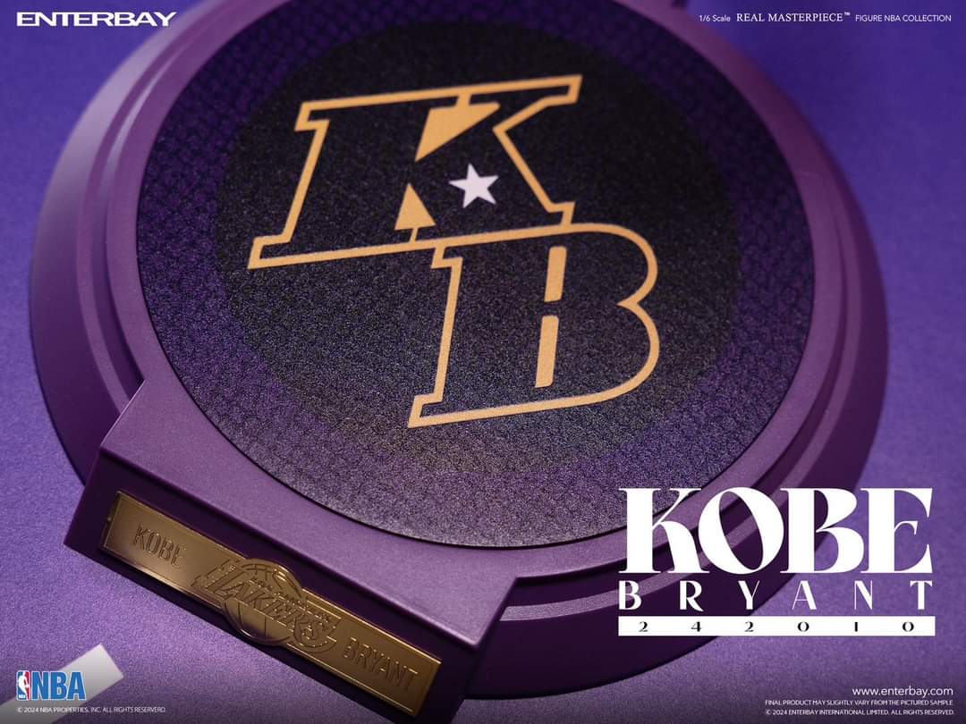 KOBE BRYANT LIMITED EDITION REAL MASTERPIECE  ENTERBAY 1:6