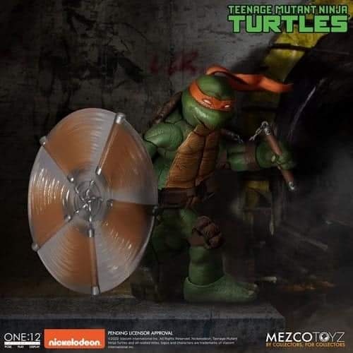 TMNT 4PACK DELUXED BOXED SET MEZCO ONE:12