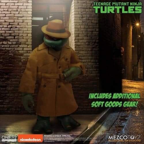 TMNT 4PACK DELUXED BOXED SET MEZCO ONE:12