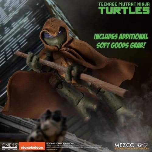 TMNT 4PACK DELUXED BOXED SET MEZCO ONE:12