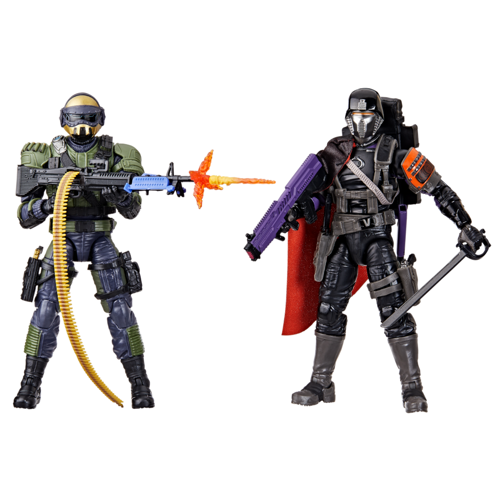 STEEL CORPS COMMANDER VS TWILIGHT GUARD G.I.JOE CLASSIFIED HASBRO HASBROPULSE EXCLUSIVE