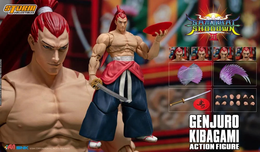 GENJURO KIBAGAMI SAMURAI SHODOWN STORM COLLECTIBLES