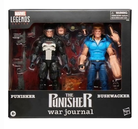 PUNISHER Y BUSHWACKER 2PACK MARVEL LEGENDS HASBRO