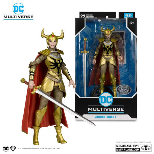 SHINING KNIGHT PLATINUM DC MULTIVERSE MCFARLANE