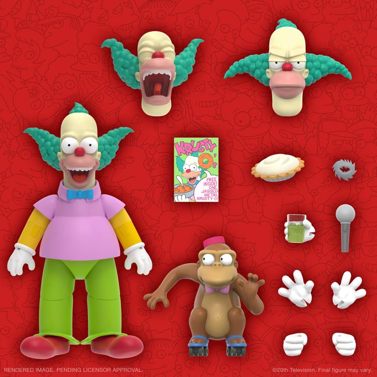 KRUSTY THE SIMPSONS WAVE 2 SUPER7