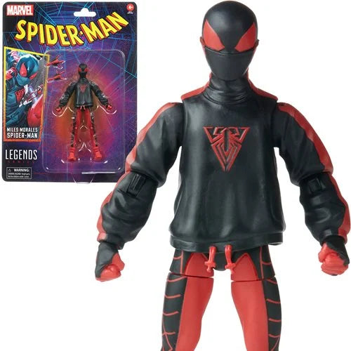 MILES MORALES SPIDERMAN RETRO MARVEL LEGENDS HASBRO