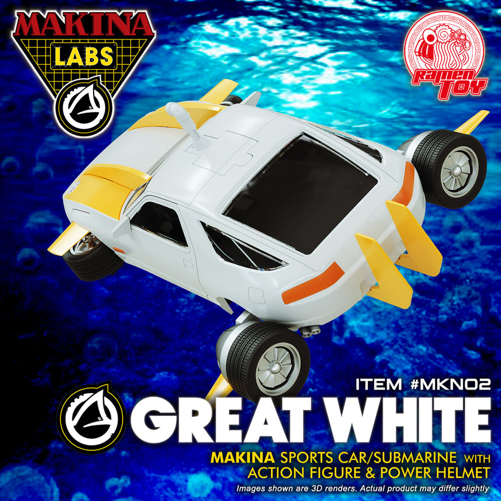 GREAT WHITE MAKINA (MASK) RAMEN TOYS