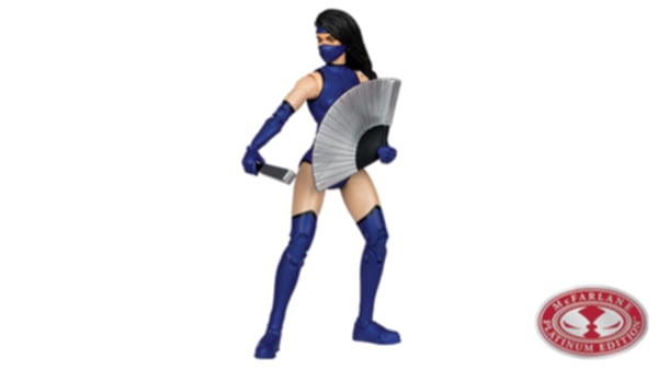 KITANA MORTAL KOMBAT KLASSIC MCFARLANE RED PLATINUM