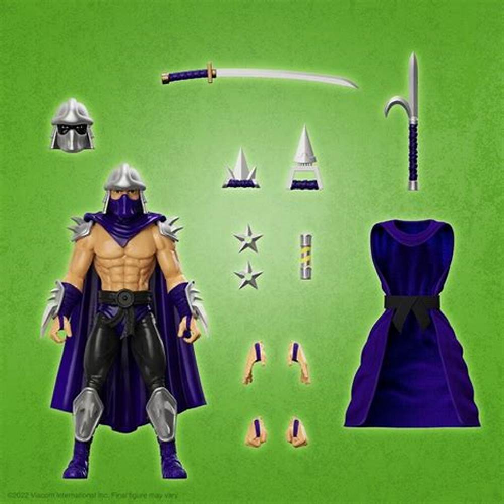 SHREDDER SILVER ARMOR TMNT ULTIMATES SUPER7