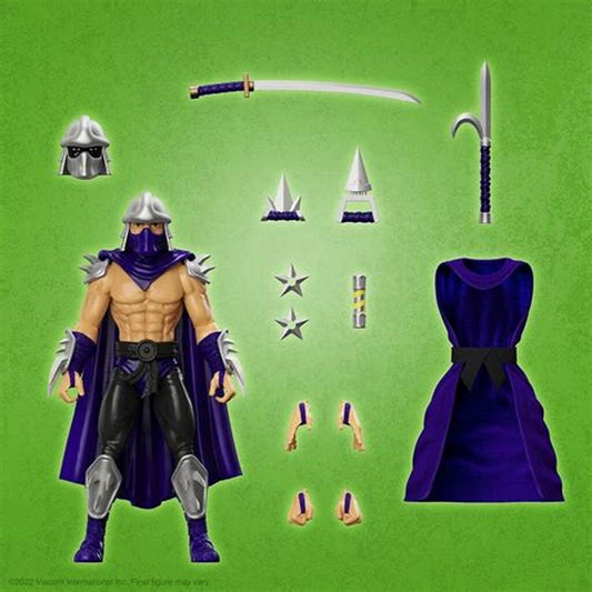 SHREDDER SILVER ARMOR TMNT ULTIMATES SUPER7