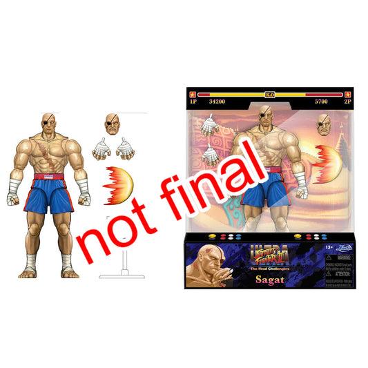 SAGAT STREET FIGHTER JADA TOYS