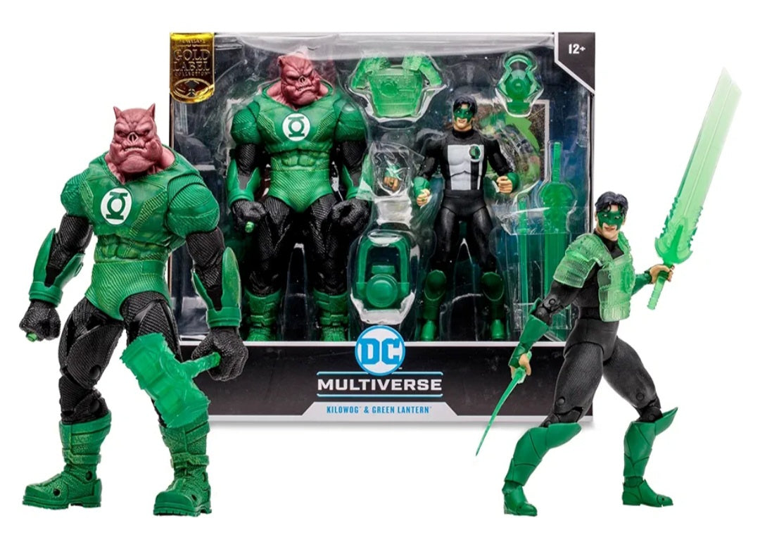 KILOWOG Y KYLE RAYNER TWO PACK DC MULTIVERSE MCFARLANE