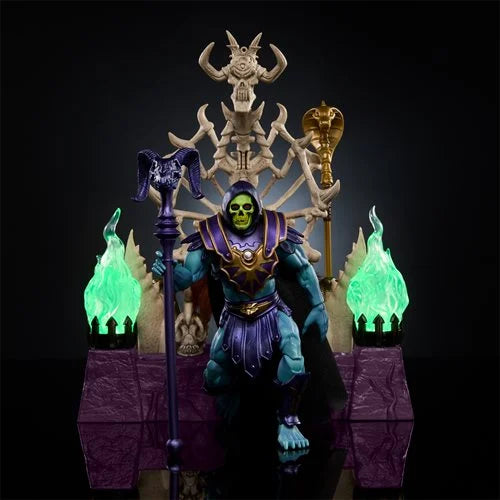 SKELETOR Y HAVOC THRONE FAN CHANNEL EXCLUSIVE MASTERS OF THE UNIVERSE ORIGINS