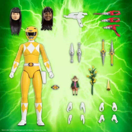 YELLOW RANGER  POWER RANGERS ULTIMATES SUPER7