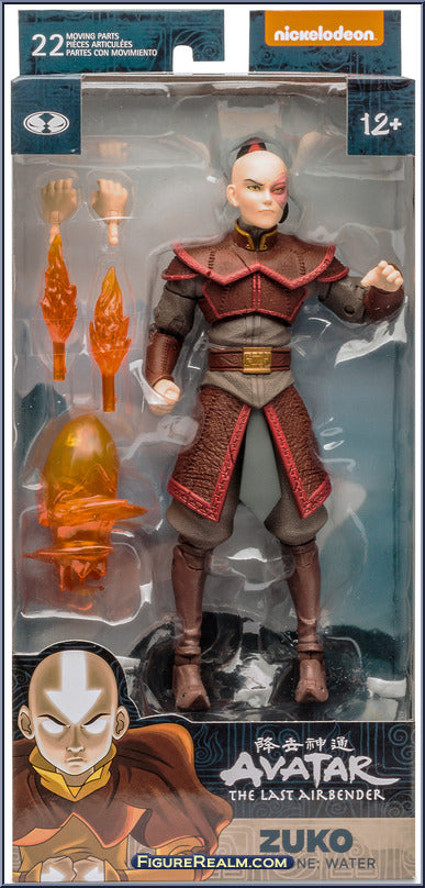 ZUKO AVATAR THE LAST AIRBENDER MCFARLANE VERSION 2