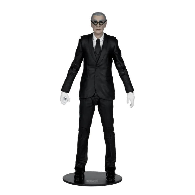 ALFRED PENNYWORTH Y BATIMOBIL DC MULTIVERSE GOLD LABEL MCFARLANE