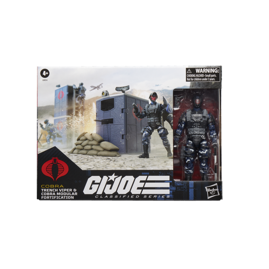 TRENCH VIPER Y COBRA MODULAR FORTIFICATION G.I.JOE CLASSIFIED HASBRO