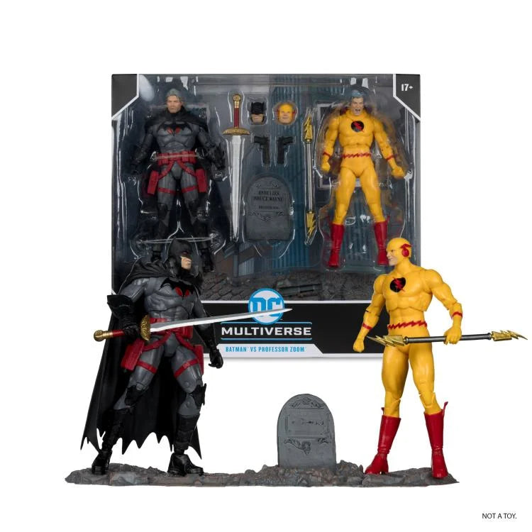 BATMAN VS PROFESSOR ZOOM 2PACK DC MULTIVERSE MCFARLANE