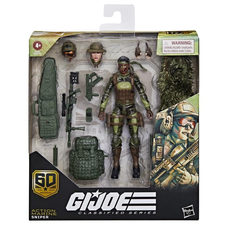 MARINE SNIPER 60TH ANIVERSARIO G.I.JOE CLASSIFIED HASBRO