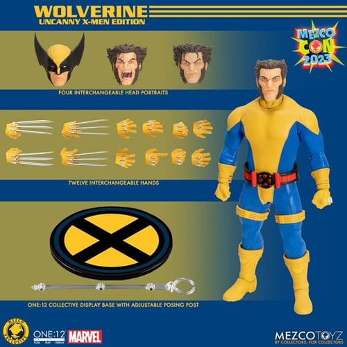 WOLVERINE UNCANNY X MEN SDCC 2023 MEZCO ONE:12