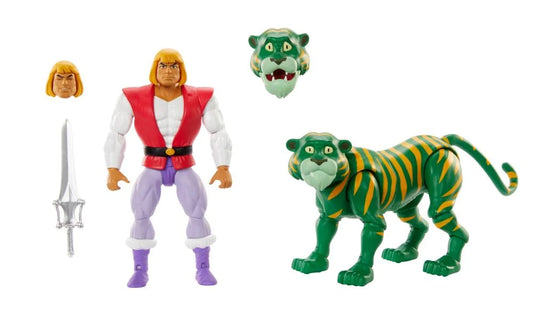 PRINCIPE ADAM Y CRINGER MASTERS OF THE UNIVERSE ORIGINS MATTEL