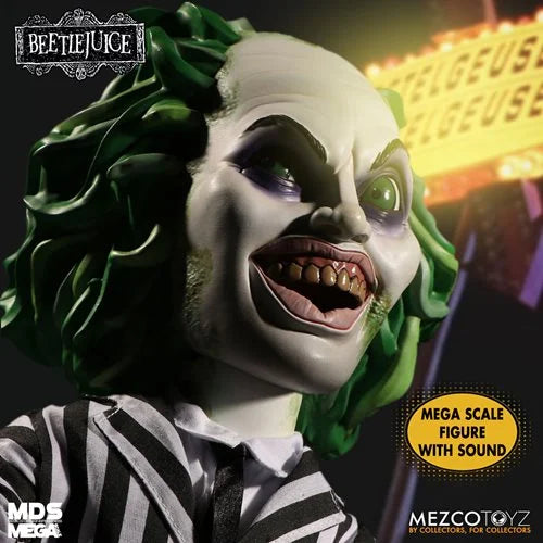 BEETLEJUICE TALKING DOLL MEZCO