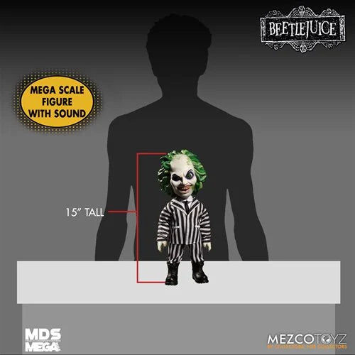 BEETLEJUICE TALKING DOLL MEZCO