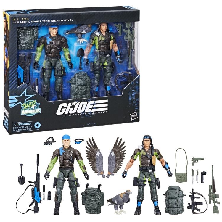 LOW LIGHT Y SPIRIT IRON KNIFE MAD MARAUDERS G.I.JOE CLASSIFIED HASBRO