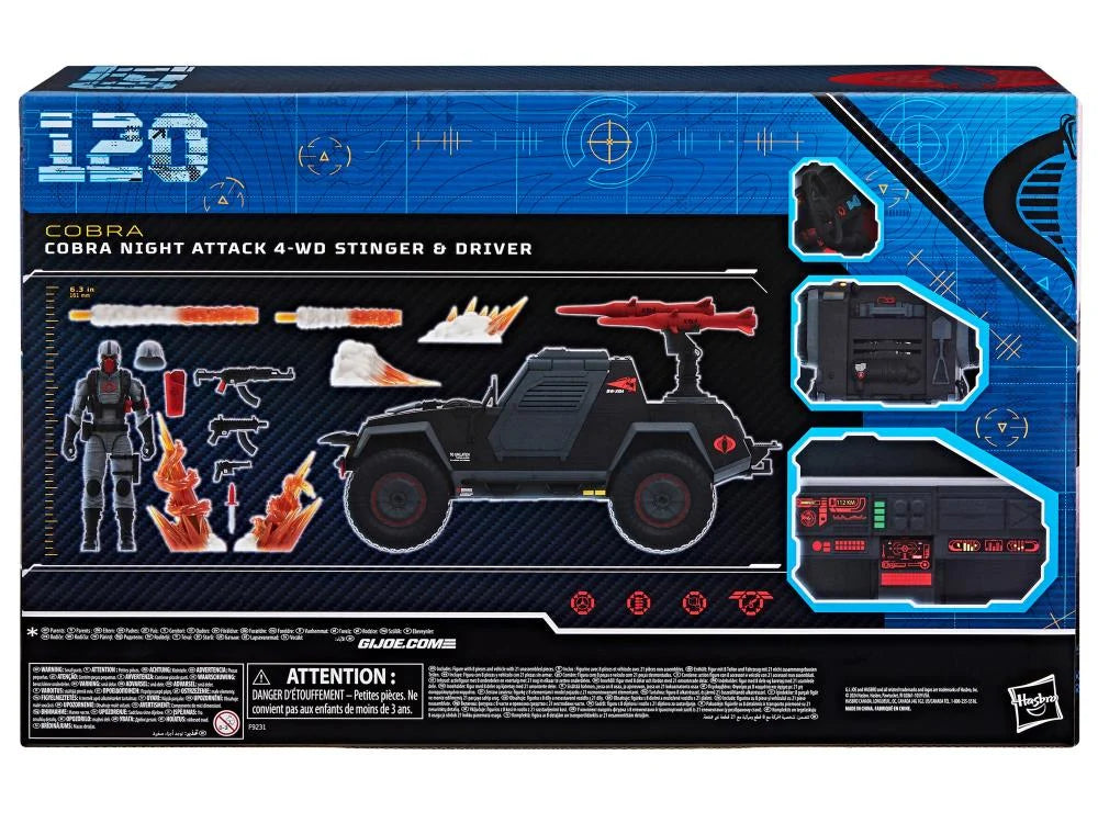 STINGER Y DRIVER SET COBRA G.I.JOE CLASSIFIED HASBRO