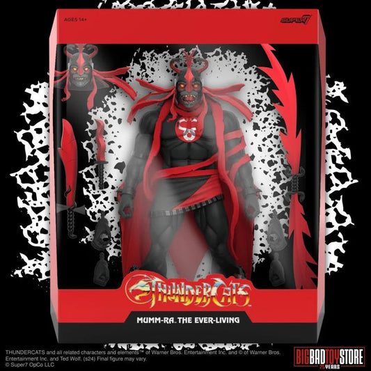 MUMMRA EL INMORTAL (BLACK AND RED VER) EXCLUSIVO THUNDERCATS SUPER7