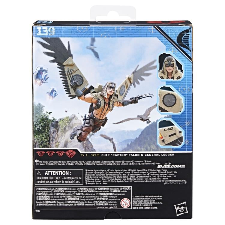 CHIP RAPTOR TALON G.I.JOE CLASSIFIED HASBRO