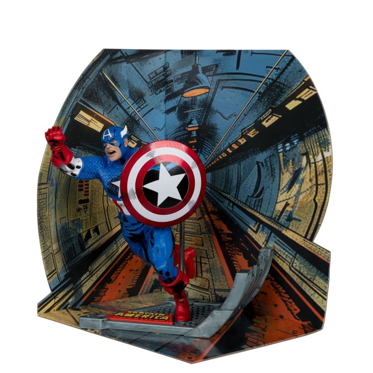 CAPITAN AMERICA POSED FIGURE 1:10 MARVEL MCFARLANE