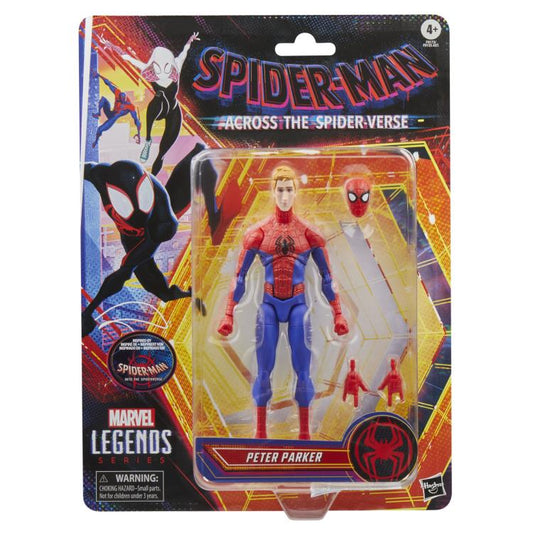 SPIDERMAN PETER PARKER ACROSS THE SPIDERVERSE MARVEL LEGENDS HASBRO