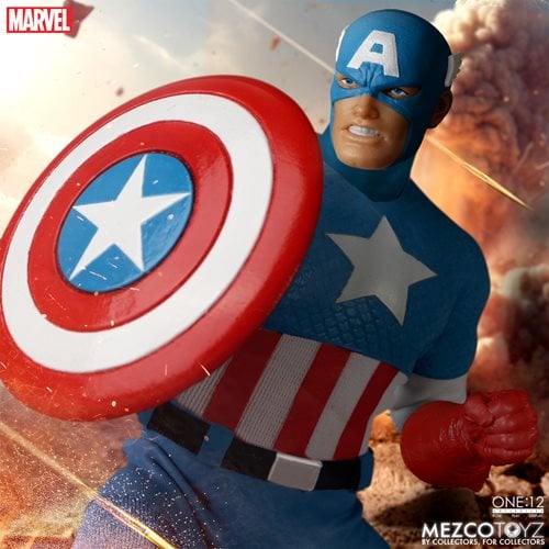 CAPITAN AMERICA SILVER AGE EDITION MEZCO ONE:12