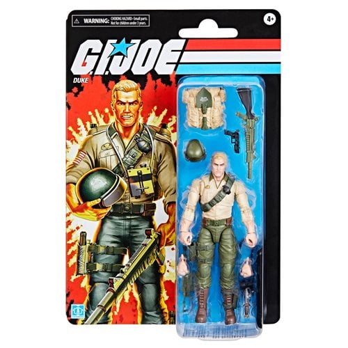 DUKE G.I.JOE CLASSIFIED RETROCARD HASBRO