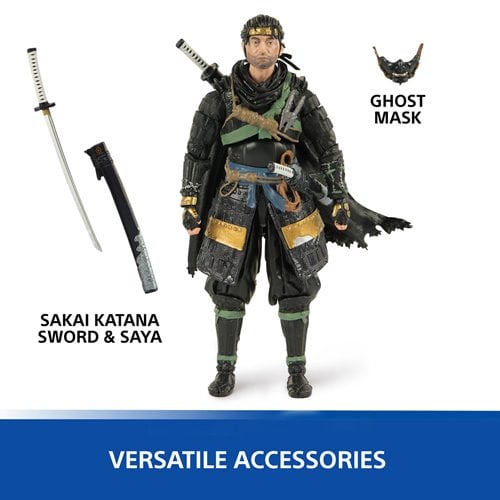 JIN SAKAI GHOST OF TSUSHIMA LEGENDS SHAPES COLLECTION SPIN MASTER