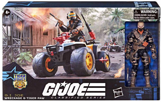 WRECKAGE Y TIGER PAW G.I.JOE CLASSIFIED EXCLUSIVO