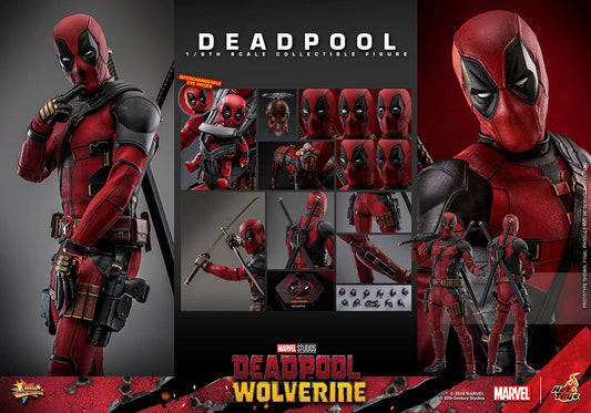 DEADPOOL (DEADPOOL Y WOLVERINE) HOT TOYS DELUXE EDITION 1:6