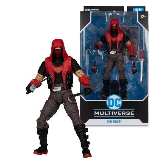 WAVE 19 DC MULTIVERSE MCFARLANE CYBORG RED HOOD QUESTION SHINING KNIGHT