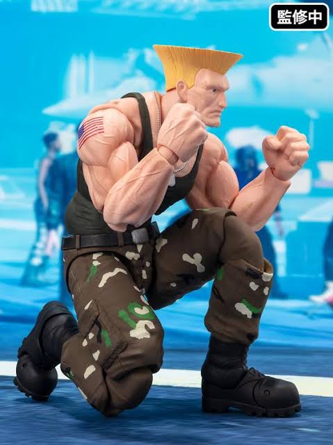 GUILE STREET FIGHTER S.H.FIGUARTS BANDAI