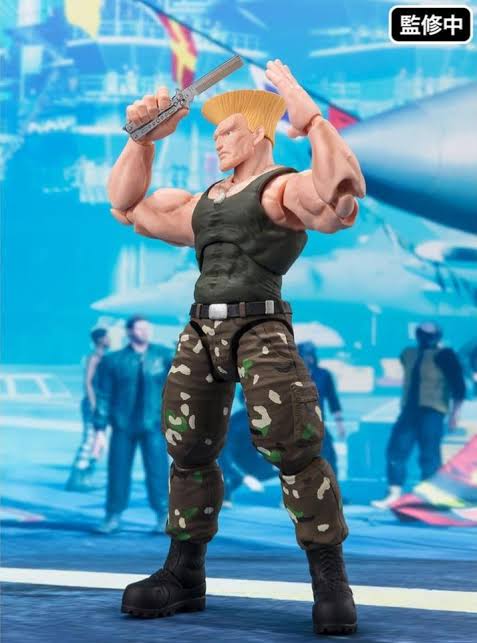 GUILE STREET FIGHTER S.H.FIGUARTS BANDAI