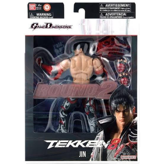 KING Y JIN TEKKEN SET GAME DIMENSIONS BANDAI